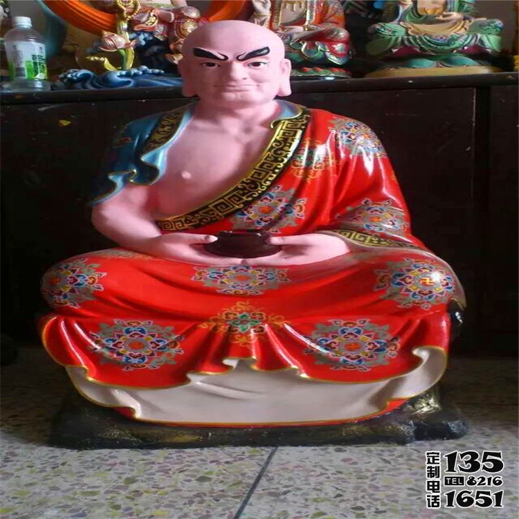 宗教廟宇玻璃鋼彩繪供奉佛像十八羅漢雕塑 宗教廟宇玻璃鋼彩繪供奉佛像十八羅漢雕塑