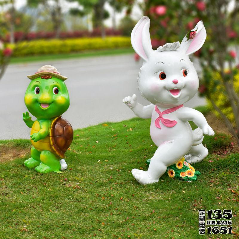 公園草坪創(chuàng)意玻璃鋼可愛卡通動(dòng)物雕塑 公園草坪創(chuàng)意玻璃鋼可愛卡通動(dòng)物雕塑