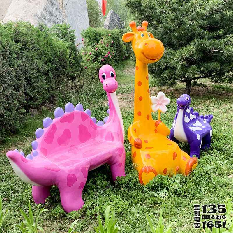 玻璃鋼卡通動物座椅公園景點裝飾游客休息坐椅擺件 玻璃鋼卡通動物座椅公園景點裝飾游客休息坐椅擺件