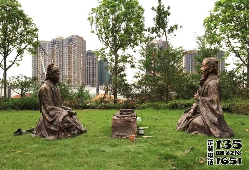 戶外玻璃鋼雕塑仿銅古人物現(xiàn)代廣場(chǎng)公園擺件 戶外玻璃鋼雕塑仿銅古人物現(xiàn)代廣場(chǎng)公園擺件